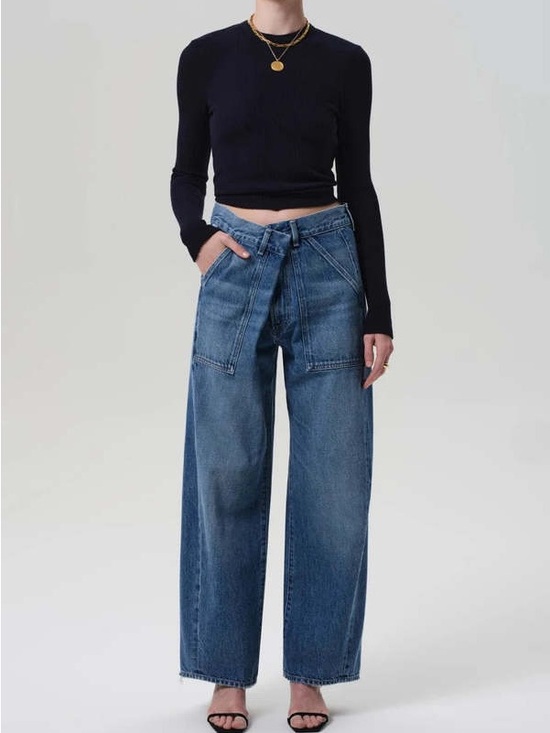 Citizens Of Humanity Denim - Citizens of Humanity Ines Utility Trouser Jeans - Size 27